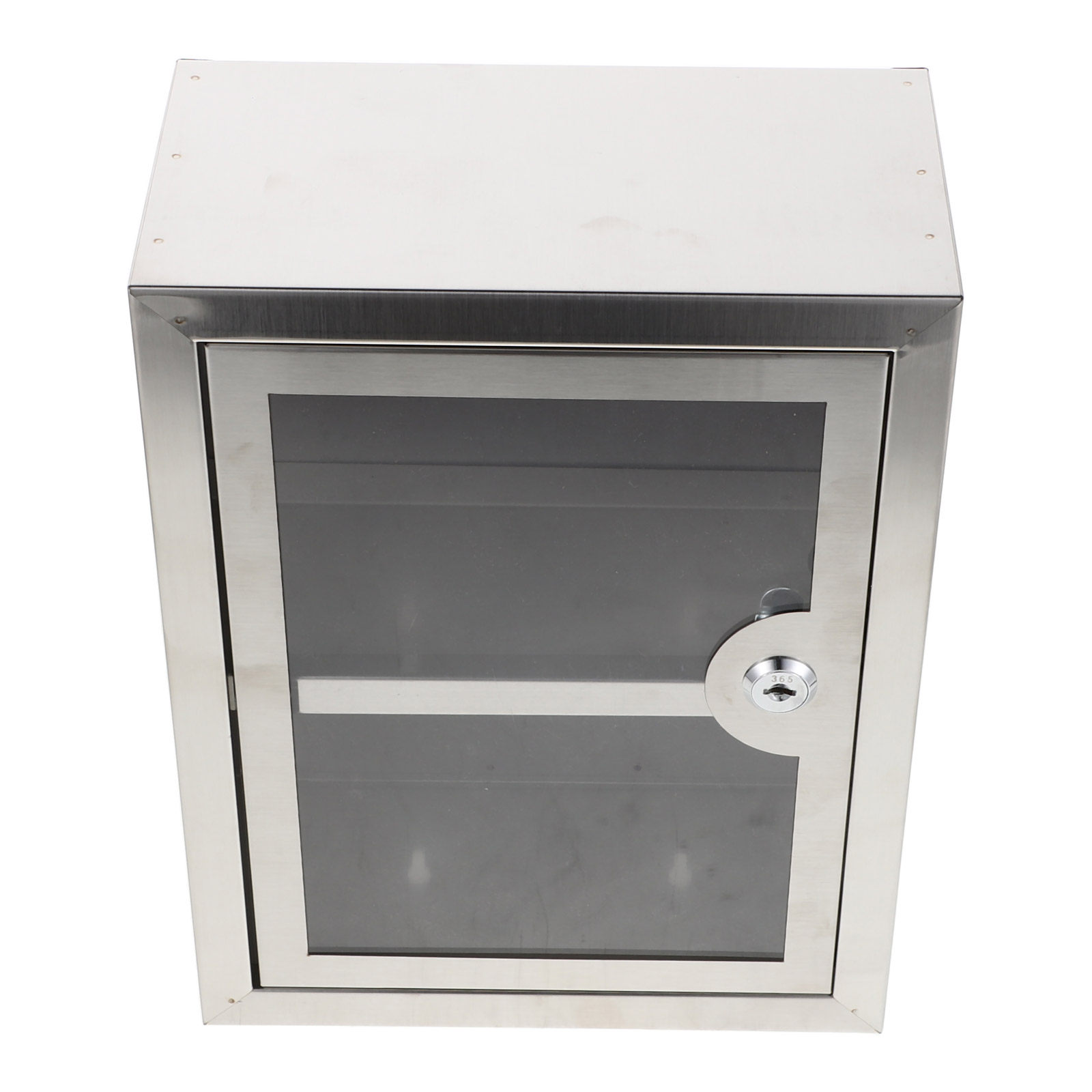 Medicine Cabinet Lock - Lockable Metal Wall Cabinet Double Layer