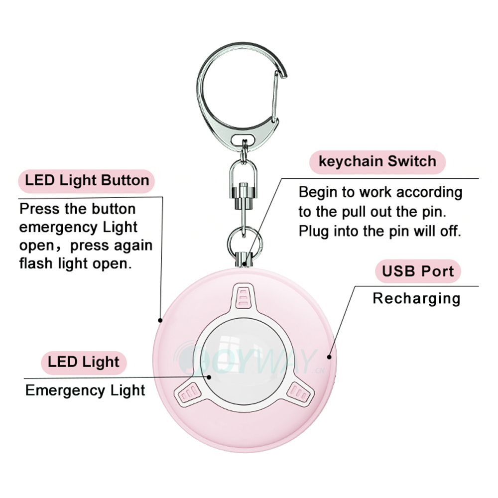 JOYWAY New Personal 130dB Sire - Personal Alarm Keychain recension och pris