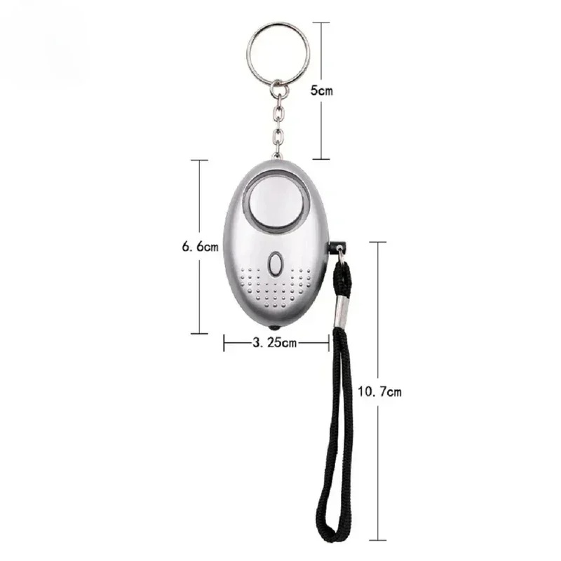 1/2Pcs Self Defense Alarm Anti - Personal Alarm Keychain recension och pris